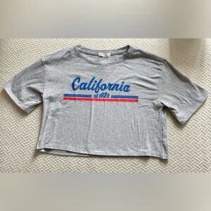 ‘California at 1920’ Cropped Tee